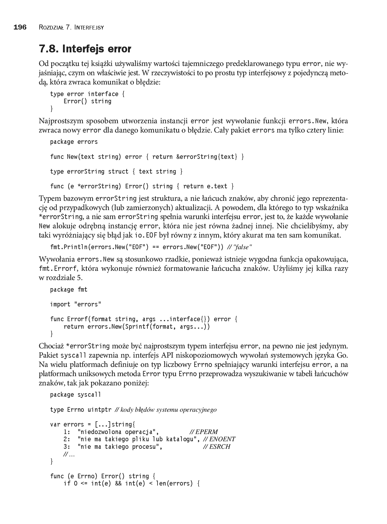 Fragment „Język Go. Poznaj i programuj” — strona 30 z 30