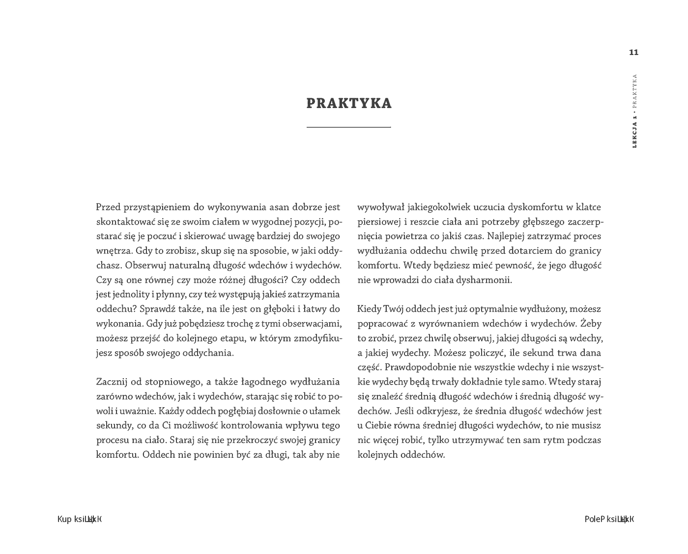 Fragment „Joga. Kurs dla początkujących” — strona 11 z 14