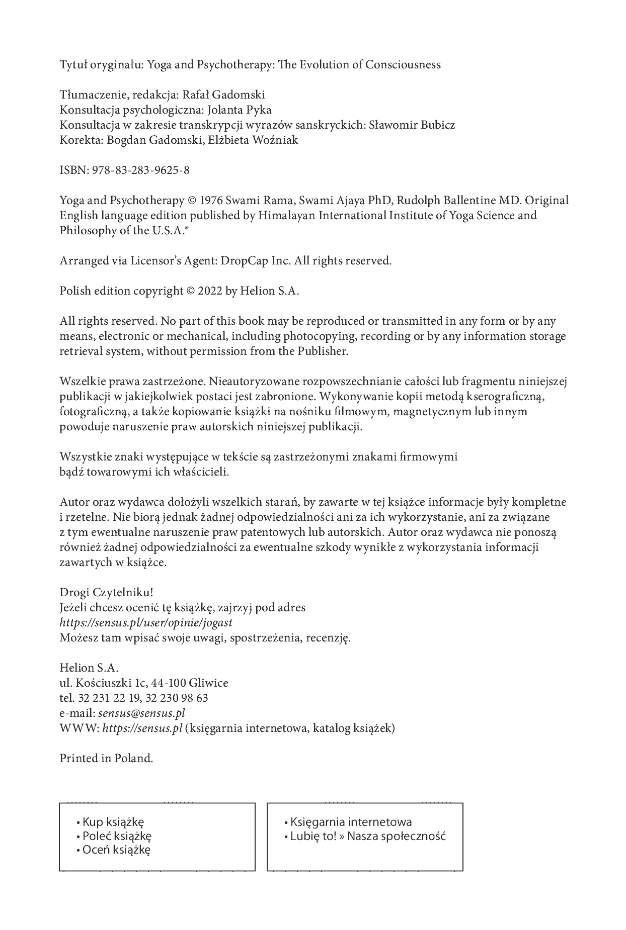 Fragment „Joga a psychoterapia. Zawiłości ludzkiej psyche” — strona 2 z 30