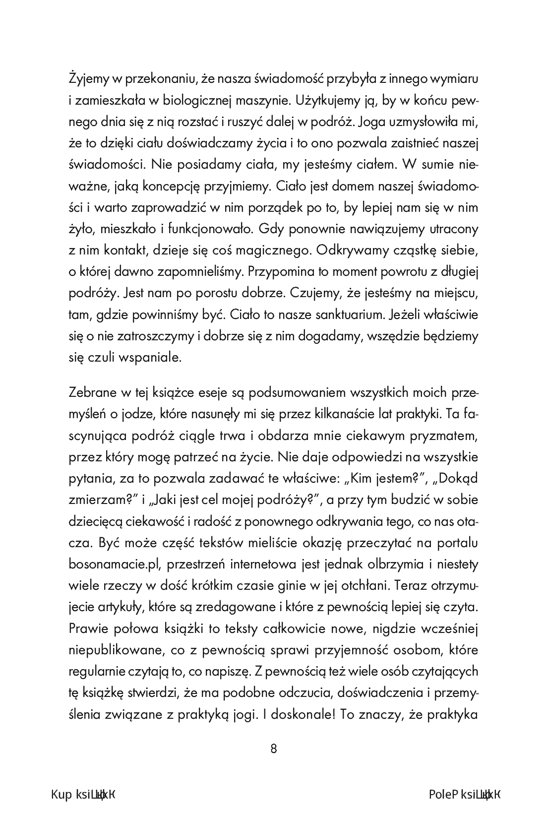 Fragment „Jogiczna podróż do siebie. Jak dzięki jodze odnaleźć swój wewnętrzny dom” — strona 8 z 12
