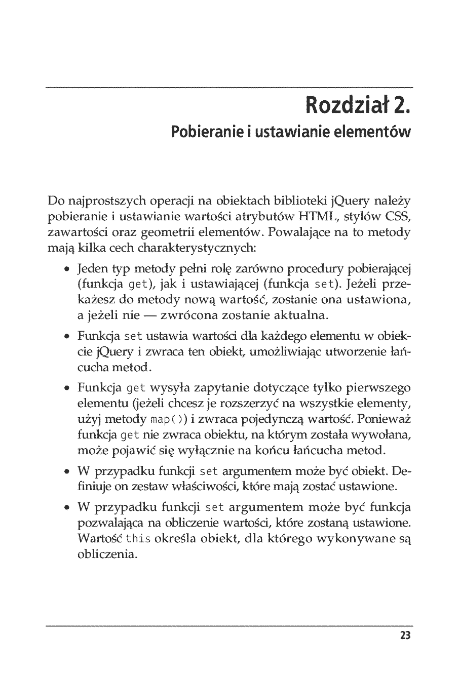 Fragment „jQuery. Leksykon kieszonkowy” — strona 6 z 22