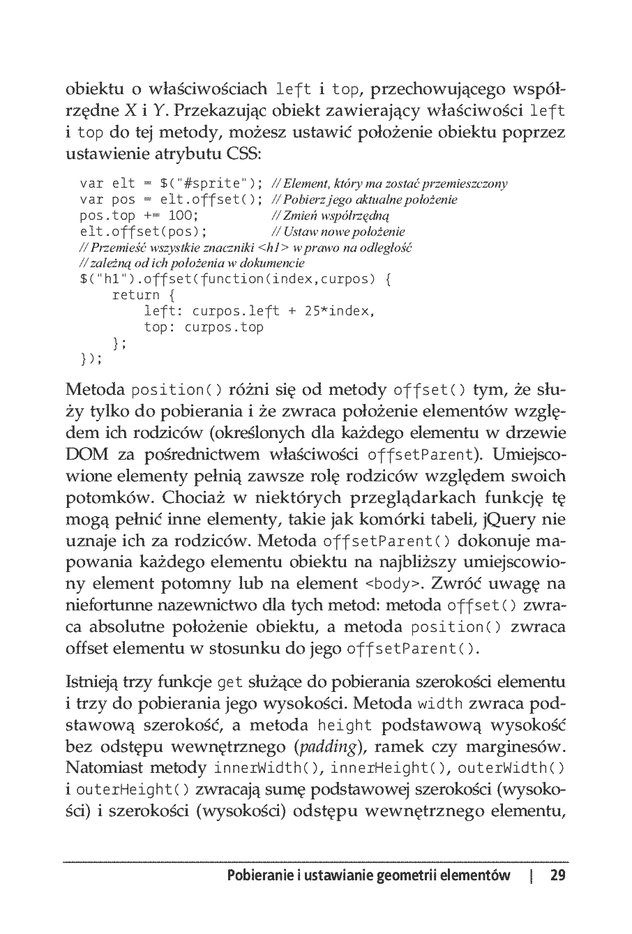 Fragment „jQuery. Leksykon kieszonkowy” — strona 12 z 22