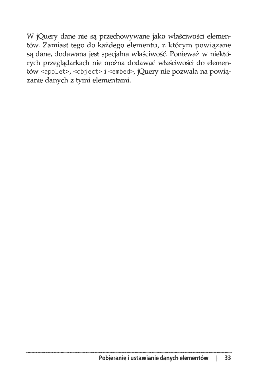 Fragment „jQuery. Leksykon kieszonkowy” — strona 16 z 22