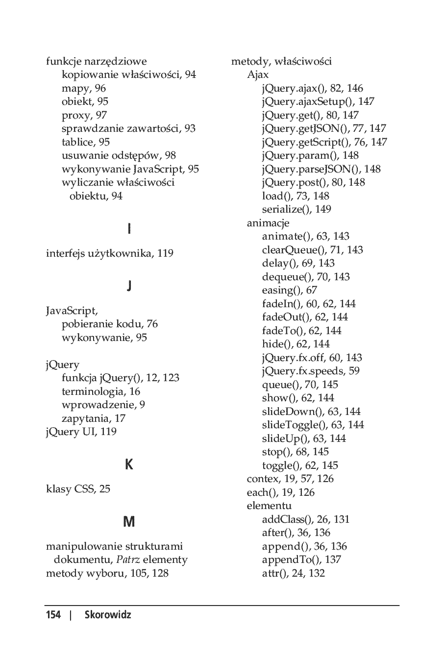 Fragment „jQuery. Leksykon kieszonkowy” — strona 18 z 22
