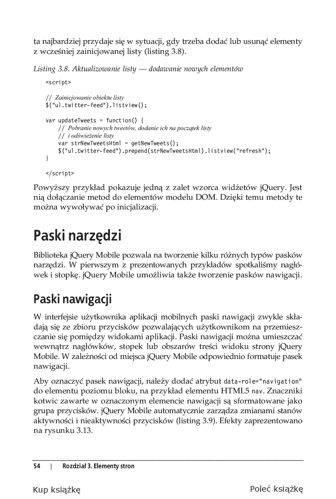 Fragment „jQuery Mobile” — strona 22 z 30