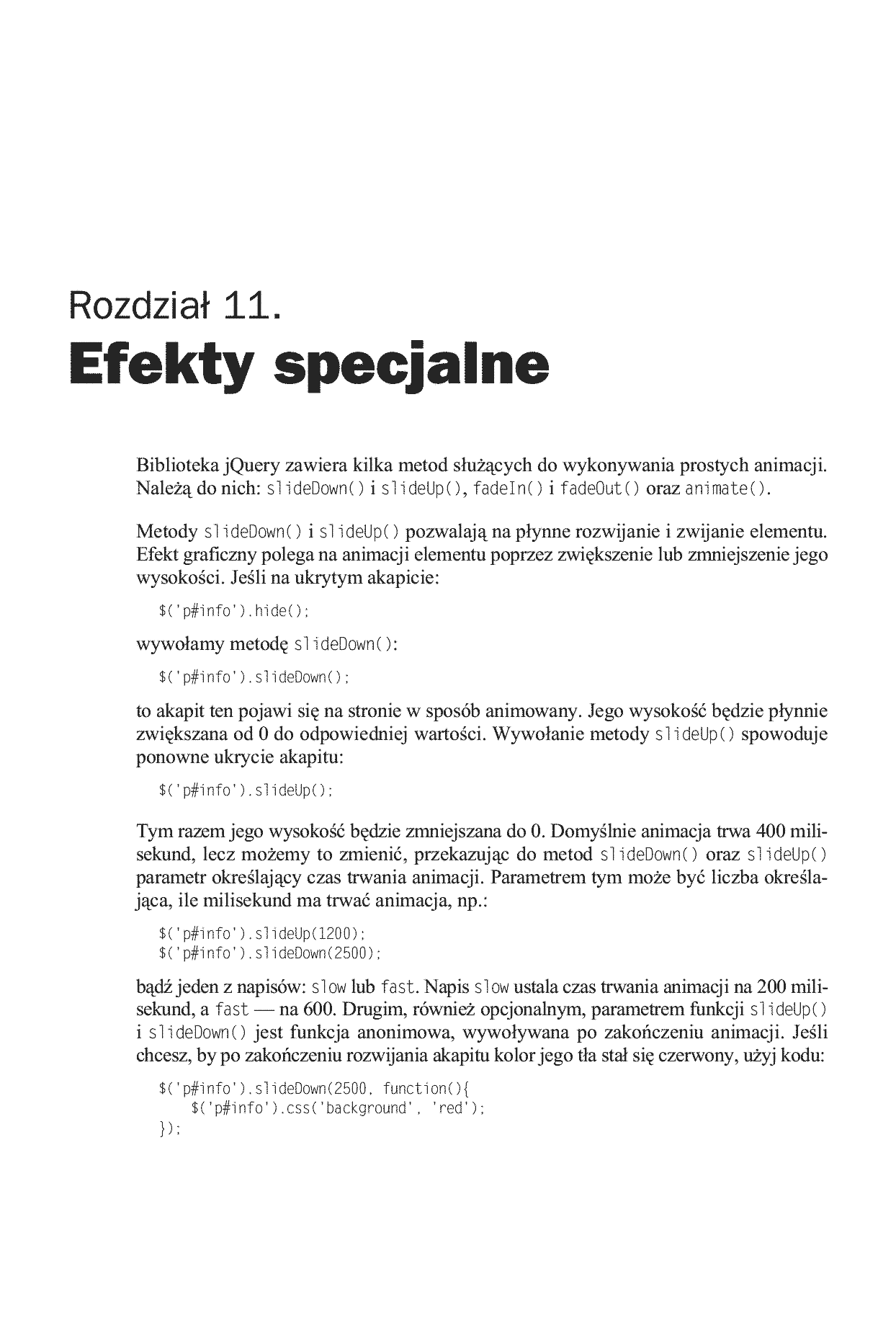 Fragment „jQuery. Poradnik programisty” — strona 5 z 14