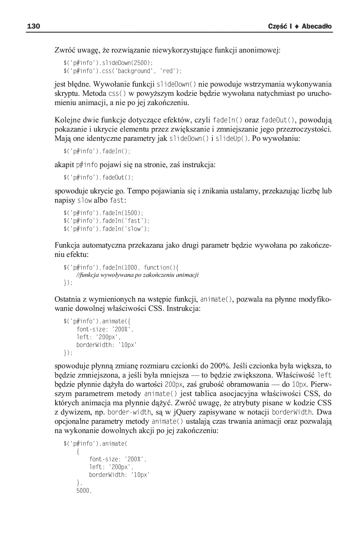 Fragment „jQuery. Poradnik programisty” — strona 6 z 14