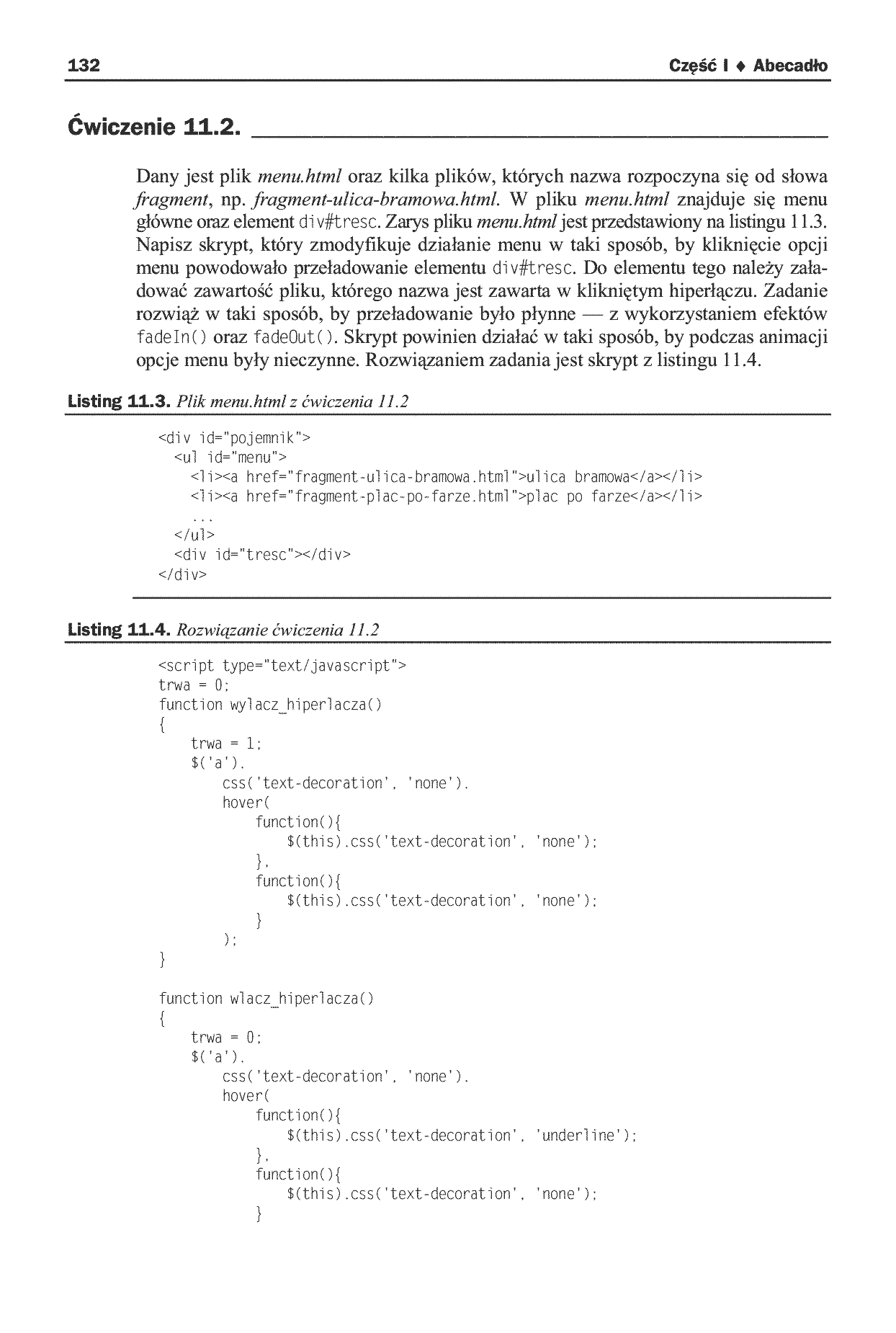 Fragment „jQuery. Poradnik programisty” — strona 8 z 14