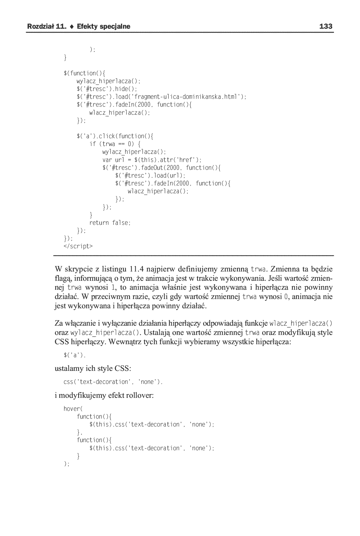 Fragment „jQuery. Poradnik programisty” — strona 9 z 14