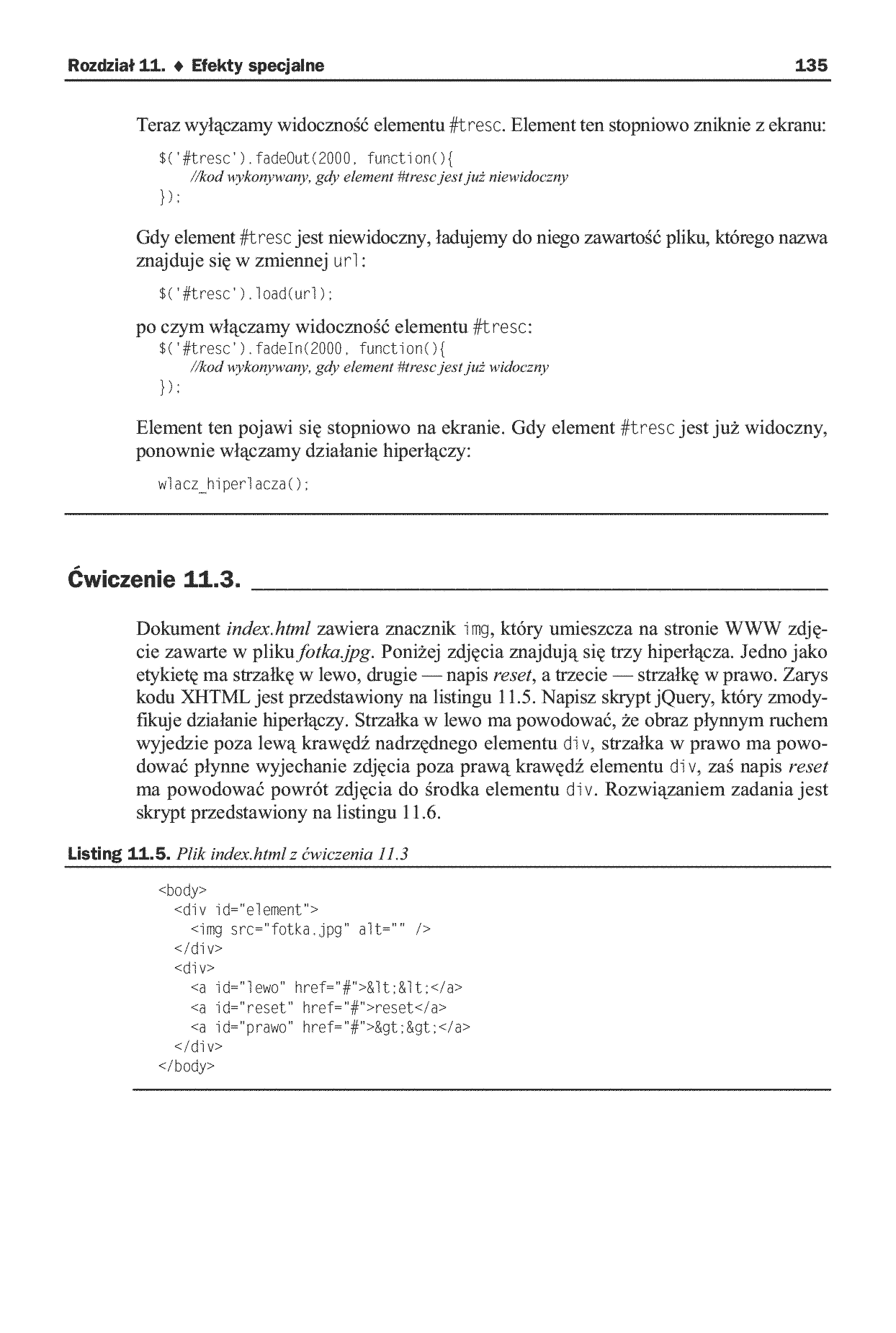 Fragment „jQuery. Poradnik programisty” — strona 11 z 14