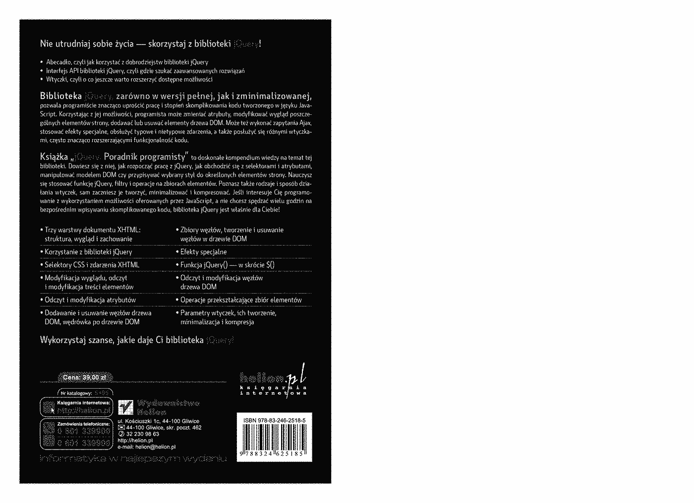 Fragment „jQuery. Poradnik programisty” — strona 14 z 14