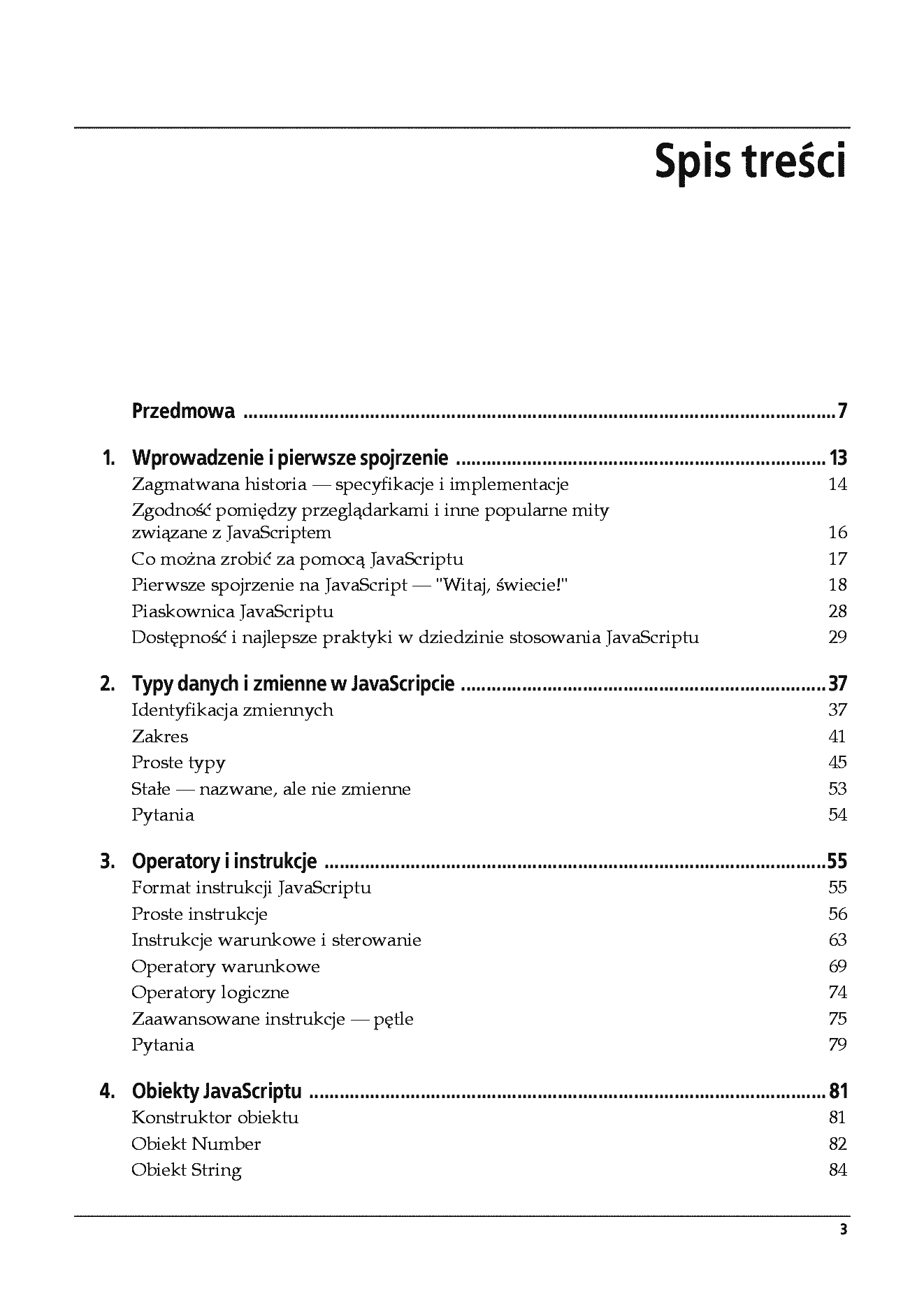 Fragment „JavaScript. Wprowadzenie” — strona 2 z 30