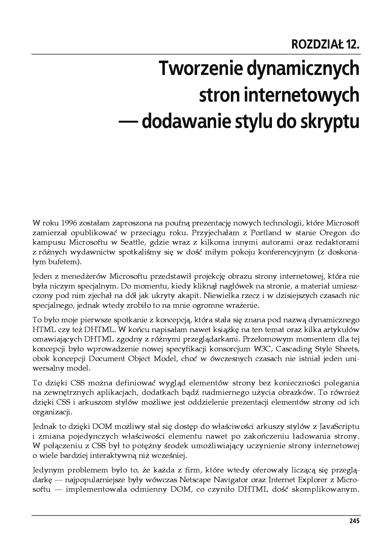 Fragment „JavaScript. Wprowadzenie” — strona 6 z 30
