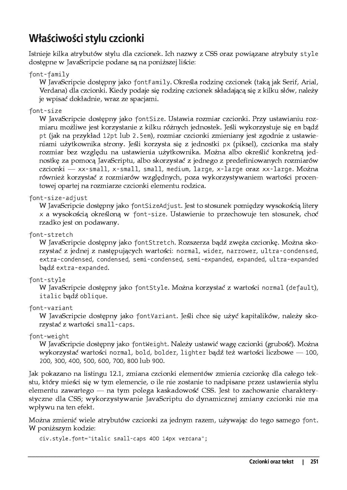 Fragment „JavaScript. Wprowadzenie” — strona 12 z 30