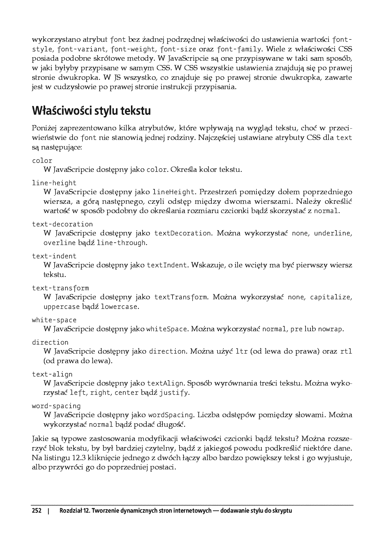 Fragment „JavaScript. Wprowadzenie” — strona 13 z 30