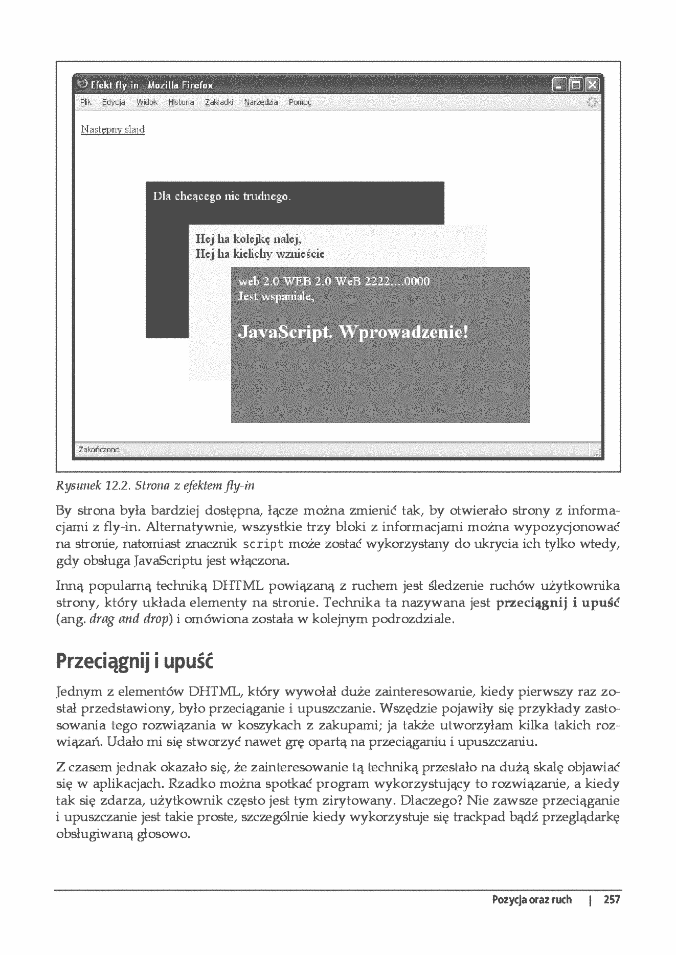 Fragment „JavaScript. Wprowadzenie” — strona 18 z 30