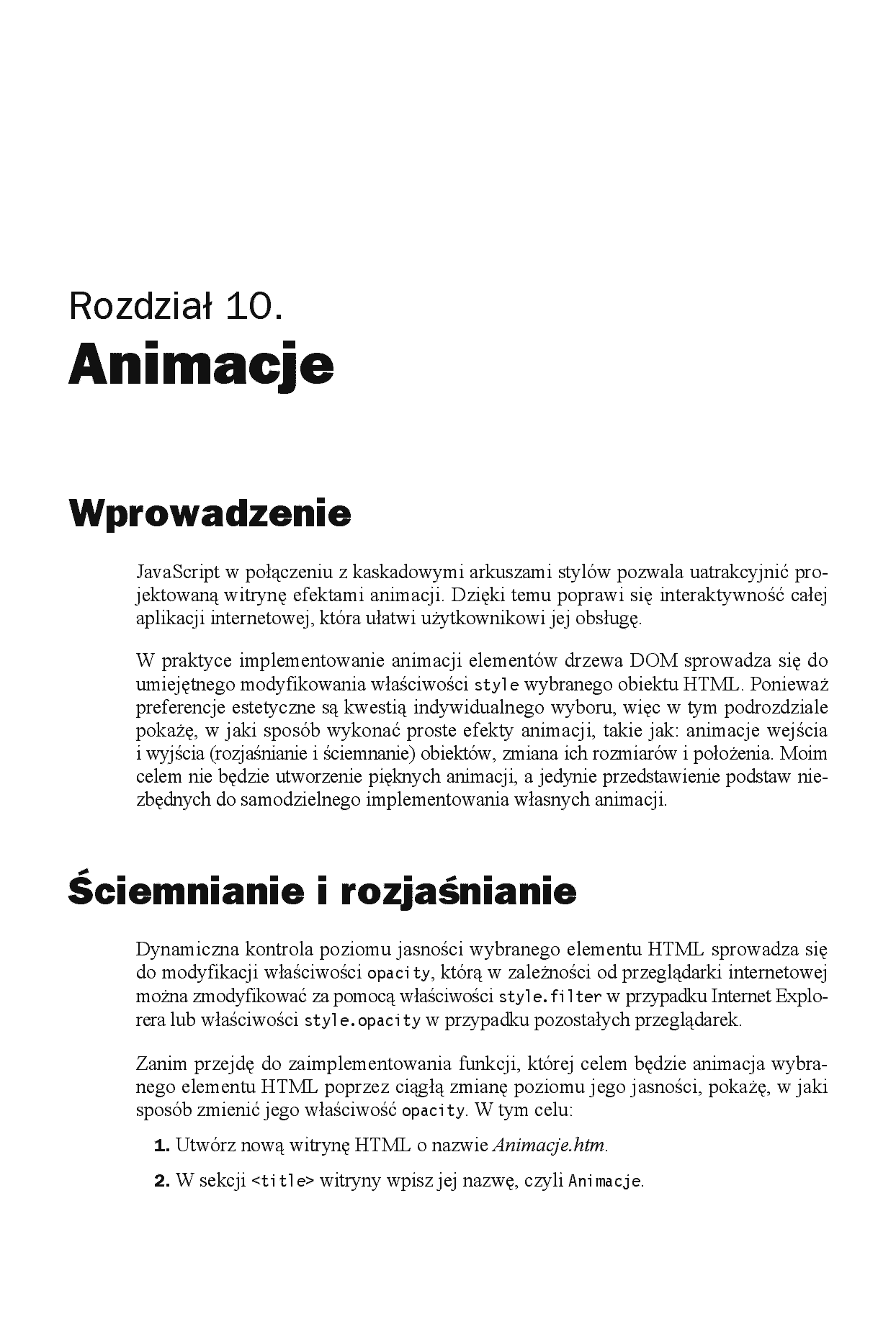 Fragment „JavaScript i jQuery. Kompletny przewodnik dla programistów interaktywnych aplikacji internetowych w Visual Studio” — strona 7 z 30