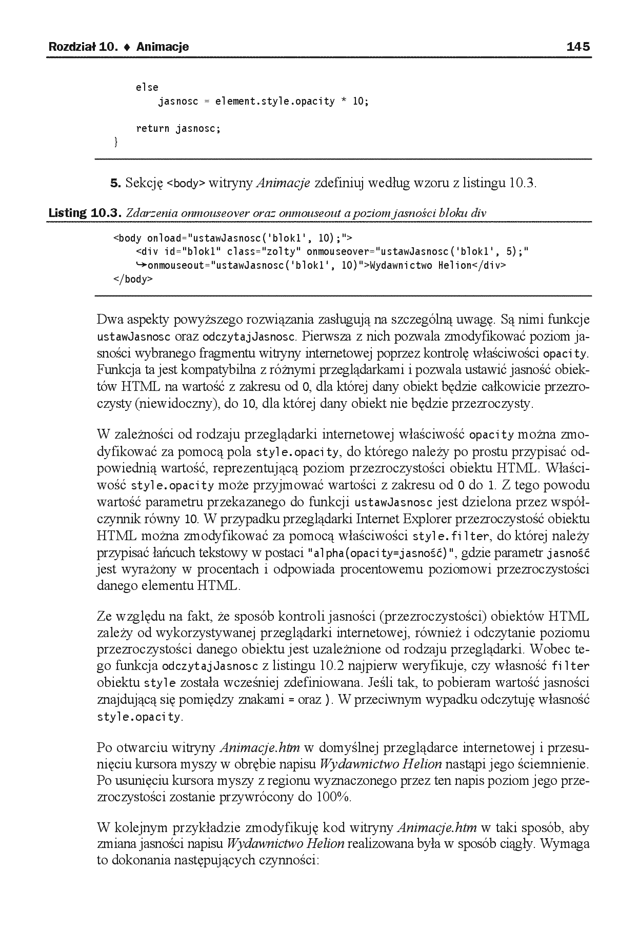 Fragment „JavaScript i jQuery. Kompletny przewodnik dla programistów interaktywnych aplikacji internetowych w Visual Studio” — strona 9 z 30