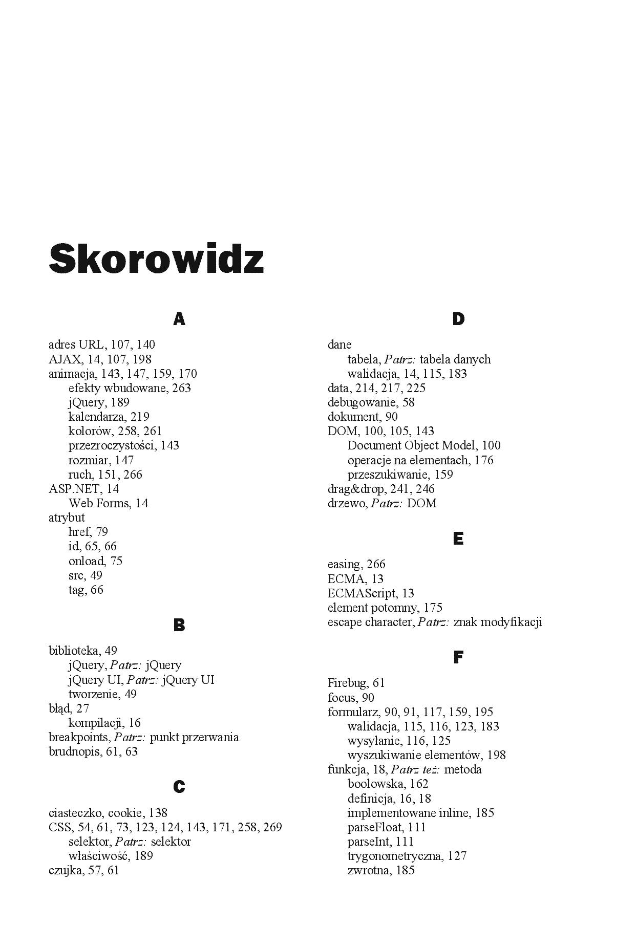 Fragment „JavaScript i jQuery. Kompletny przewodnik dla programistów interaktywnych aplikacji internetowych w Visual Studio” — strona 23 z 30