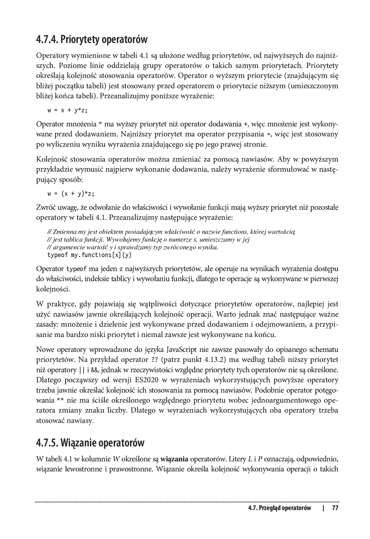 Fragment „JavaScript. Przewodnik. Poznaj język mistrzów programowania. Wydanie VII” — strona 19 z 30