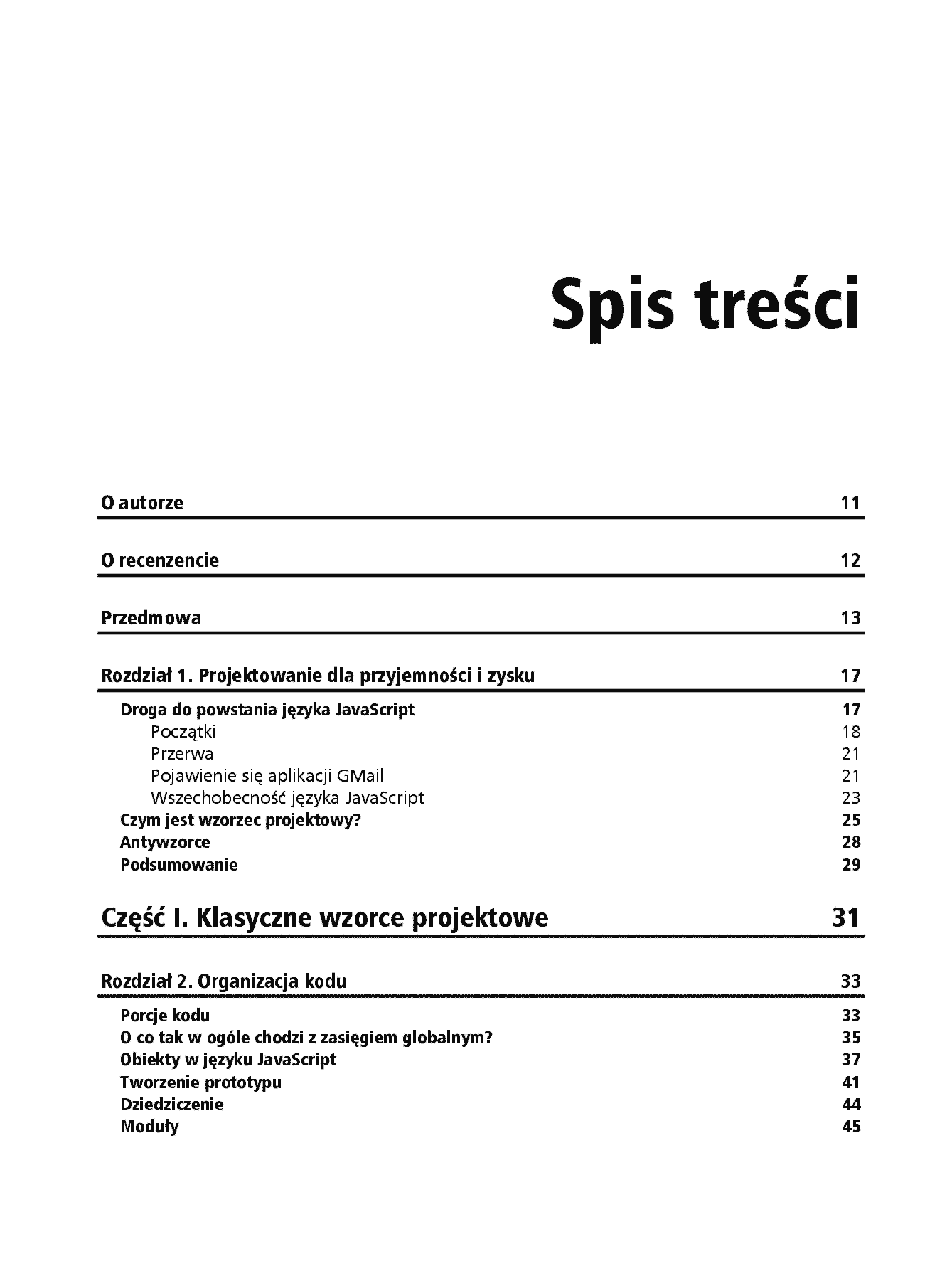 Fragment „JavaScript i wzorce projektowe. Programowanie dla zaawansowanych. Wydanie II” — strona 3 z 28