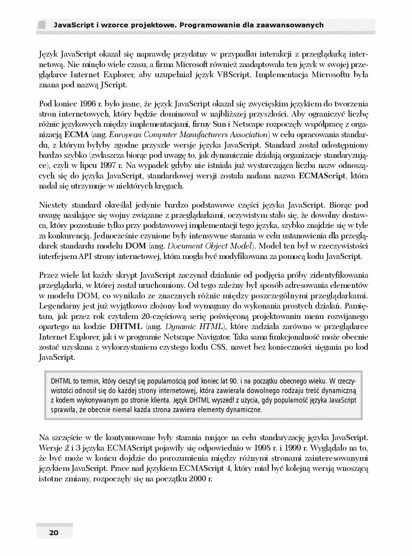 Fragment „JavaScript i wzorce projektowe. Programowanie dla zaawansowanych. Wydanie II” — strona 12 z 28