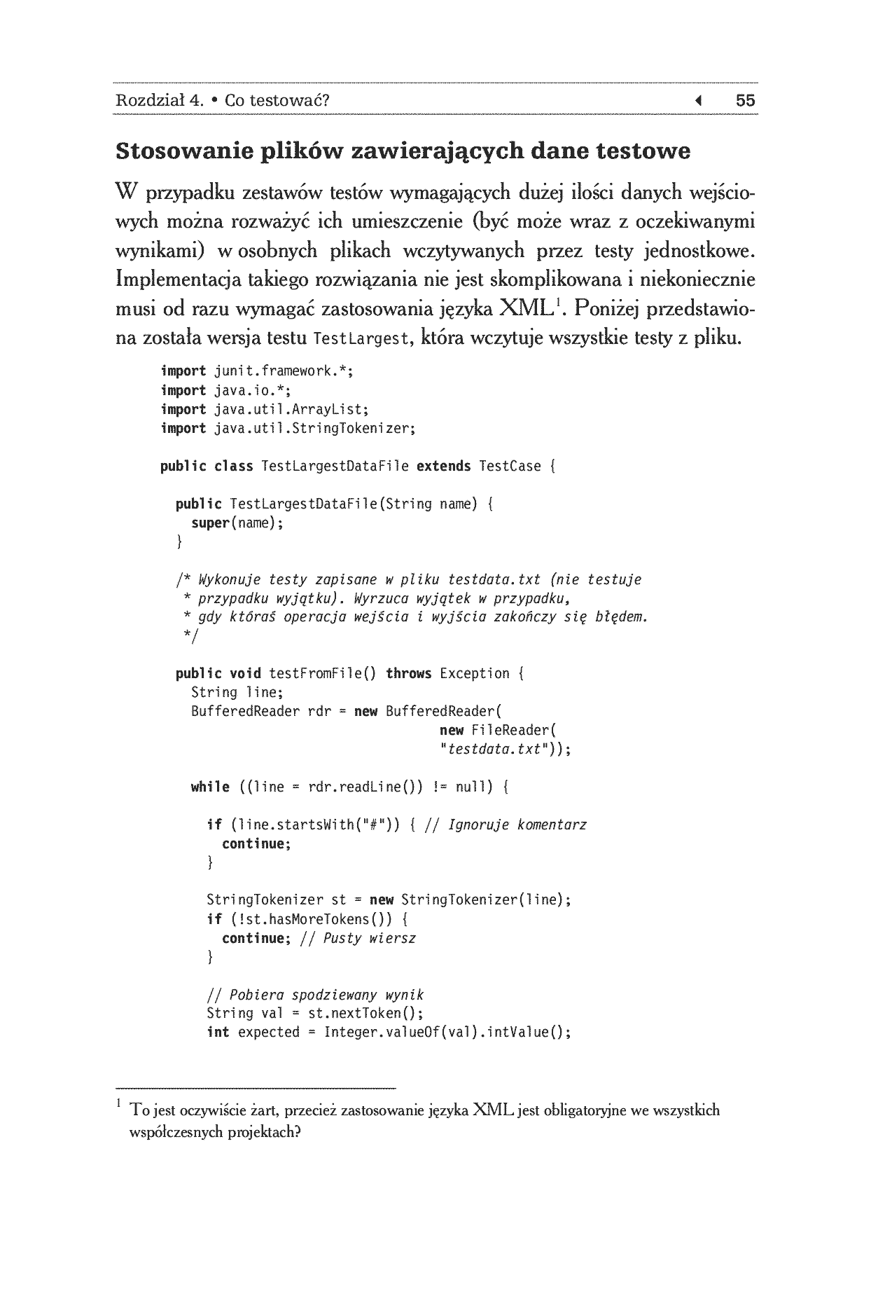 Fragment „JUnit. Pragmatyczne testy jednostkowe w Javie” — strona 8 z 16