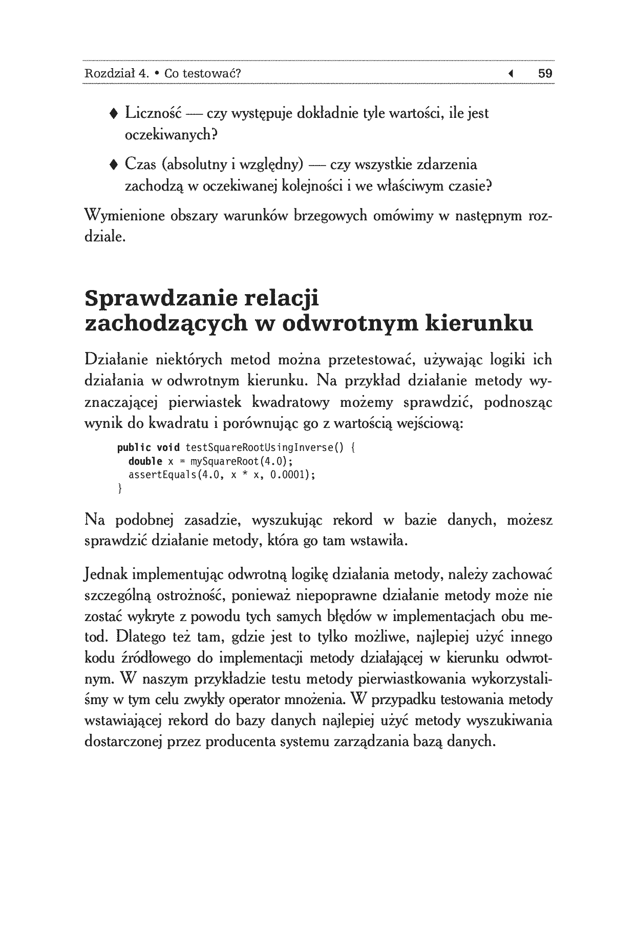 Fragment „JUnit. Pragmatyczne testy jednostkowe w Javie” — strona 12 z 16