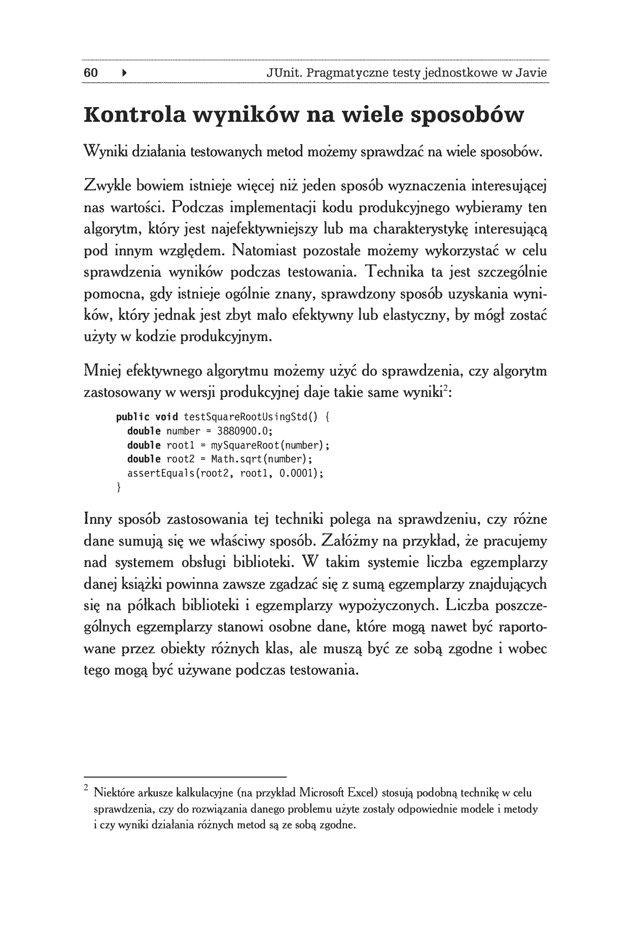 Fragment „JUnit. Pragmatyczne testy jednostkowe w Javie” — strona 13 z 16