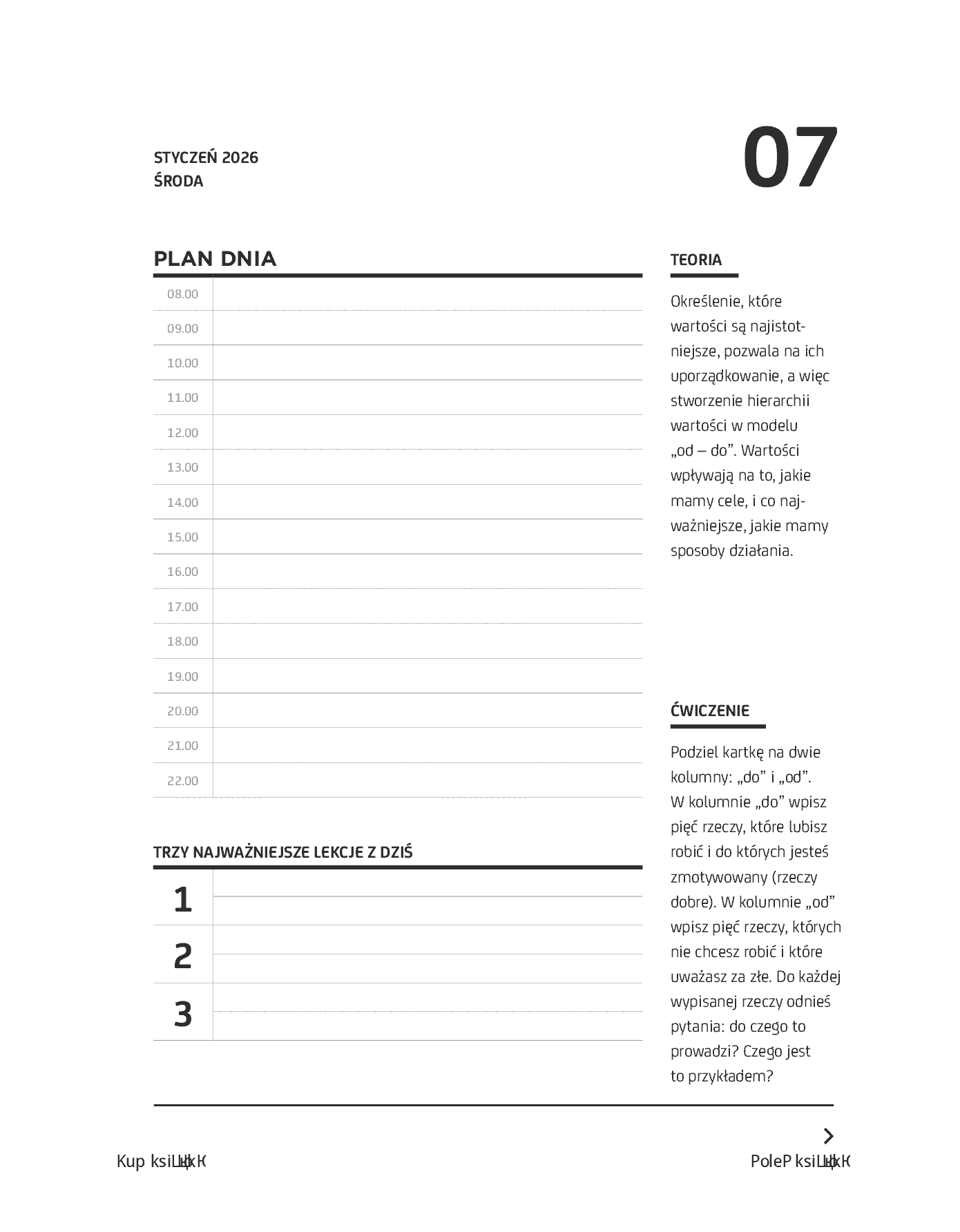 Fragment „Kalendarz Create Yourself 2026” — strona 15 z 24
