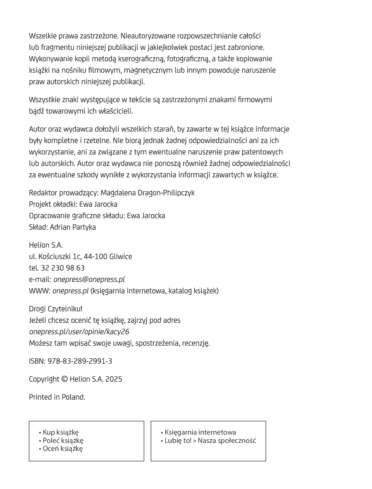 Fragment „Kalendarz Create Yourself 2026” — strona 22 z 24