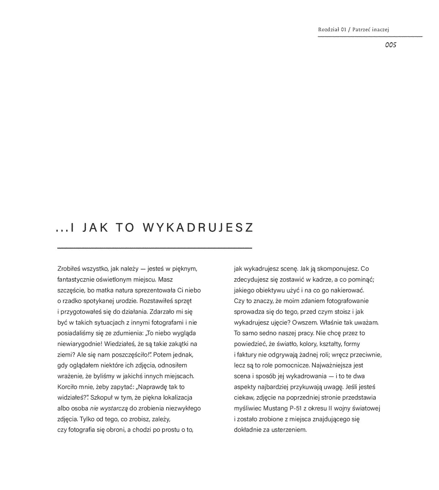 Fragment „Kadr (nie)doskonały. Poznaj sekrety mistrza kompozycji i fotografuj, przełamując schematy” — strona 15 z 30