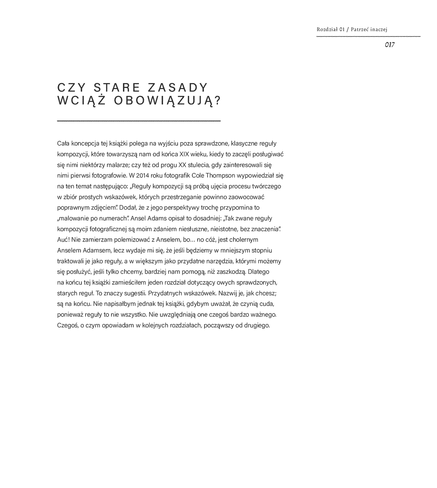 Fragment „Kadr (nie)doskonały. Poznaj sekrety mistrza kompozycji i fotografuj, przełamując schematy” — strona 27 z 30