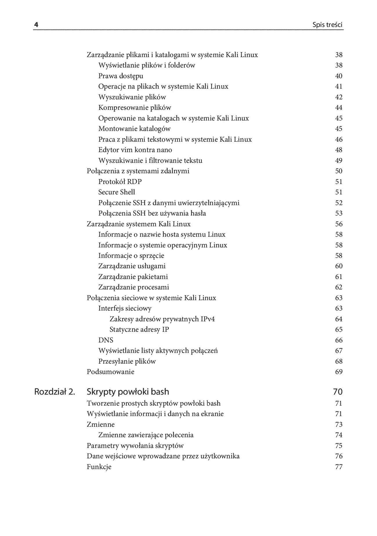 Fragment „Kali Linux i testy penetracyjne. Biblia” — strona 4 z 30