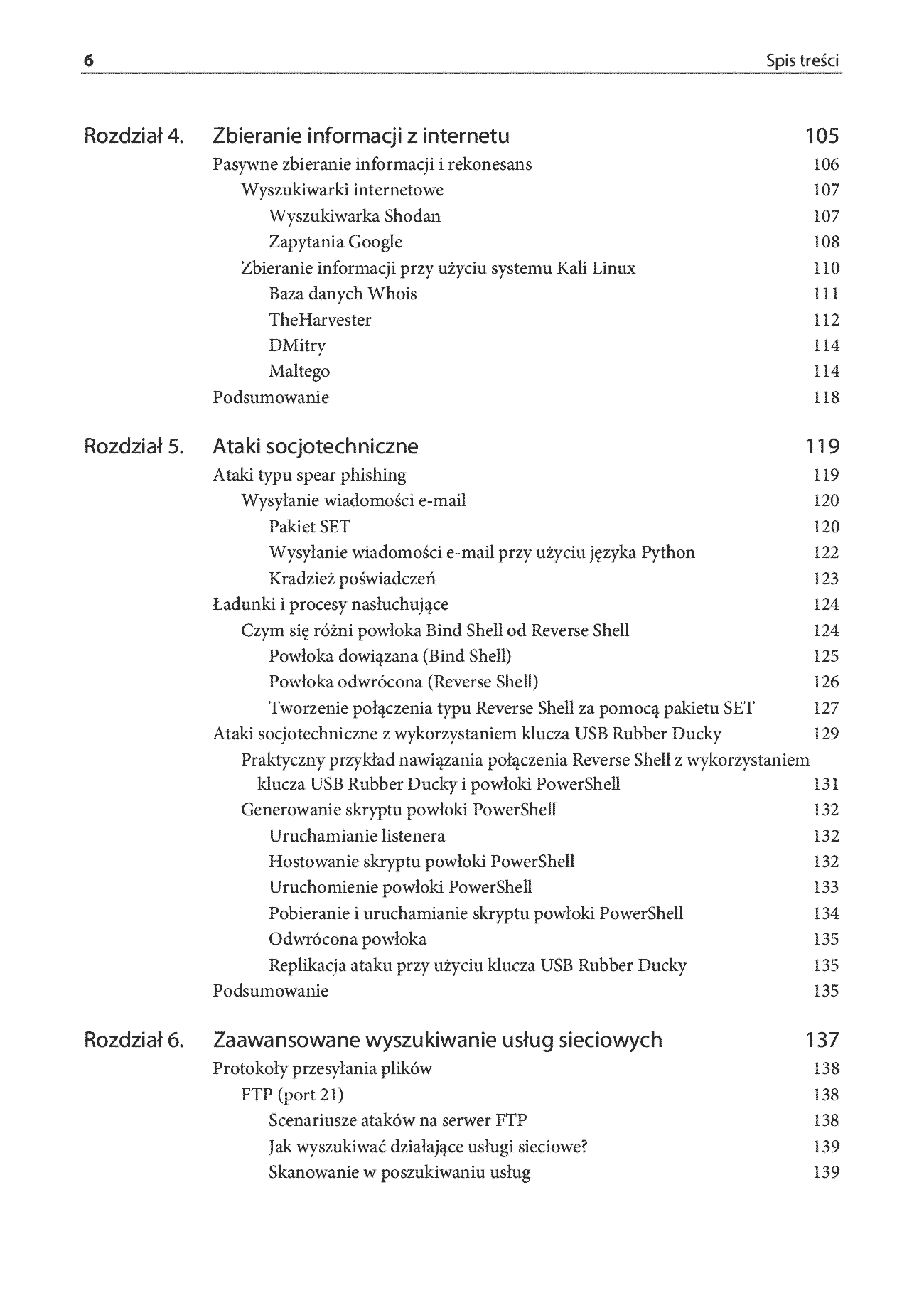 Fragment „Kali Linux i testy penetracyjne. Biblia” — strona 6 z 30
