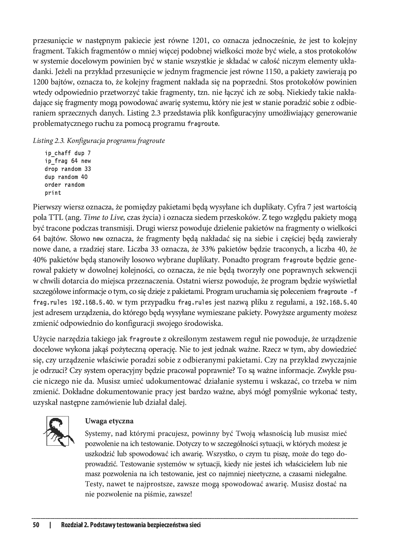 Fragment „Kali Linux. Testy bezpieczeństwa, testy penetracyjne i etyczne hakowanie” — strona 14 z 30