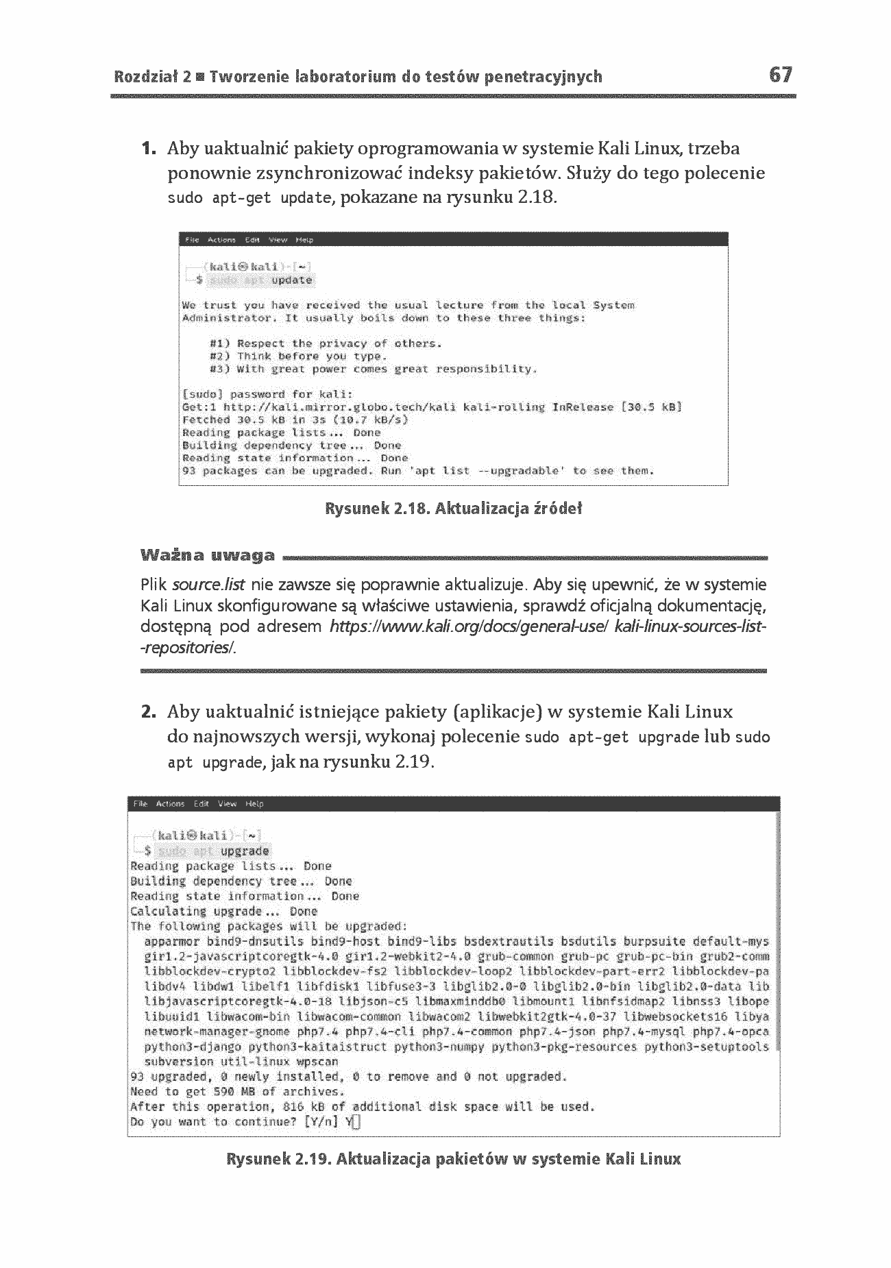 Fragment „Kali Linux. Zaawansowane testy penetracyjne za pomocą narzędzi Nmap, Metasploit, Aircrack-ng i Empire. Wydanie II” — strona 29 z 30