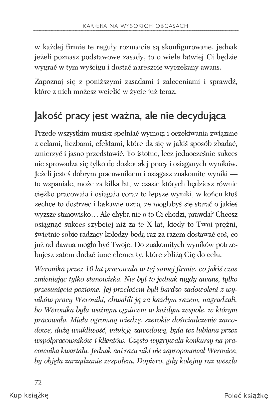 Fragment „Kariera na wysokich obcasach. Jak z wdziękiem i klasą osiągnąć sukces zawodowy” — strona 6 z 14
