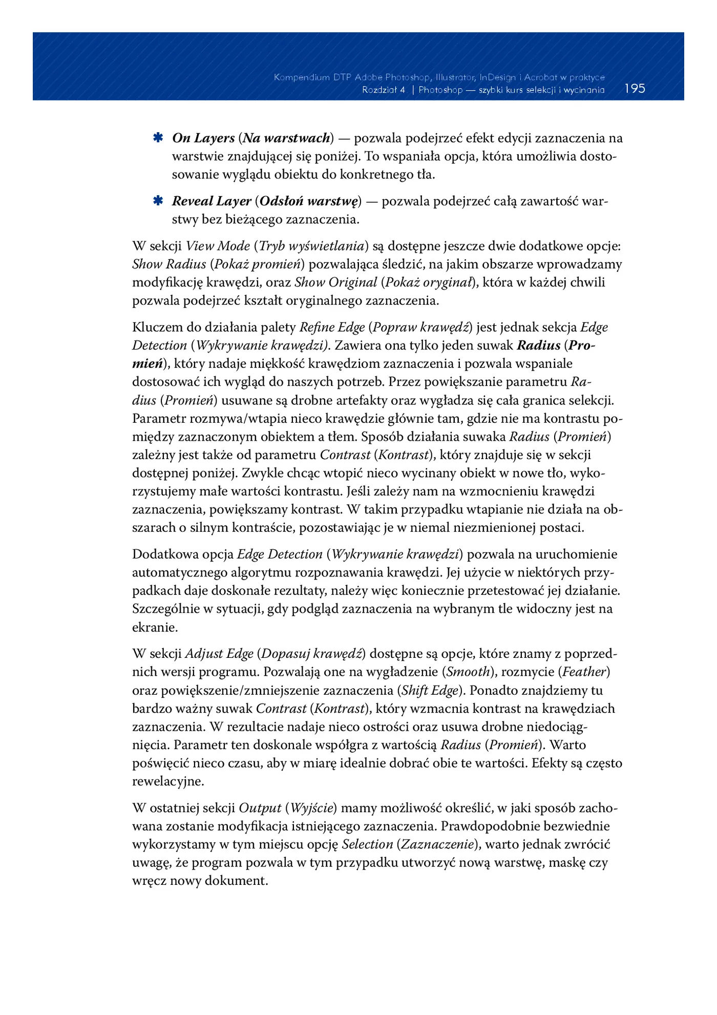 Fragment „Kompendium DTP. Adobe Photoshop, Illustrator, InDesign i Acrobat w praktyce. Wydanie III” — strona 25 z 30