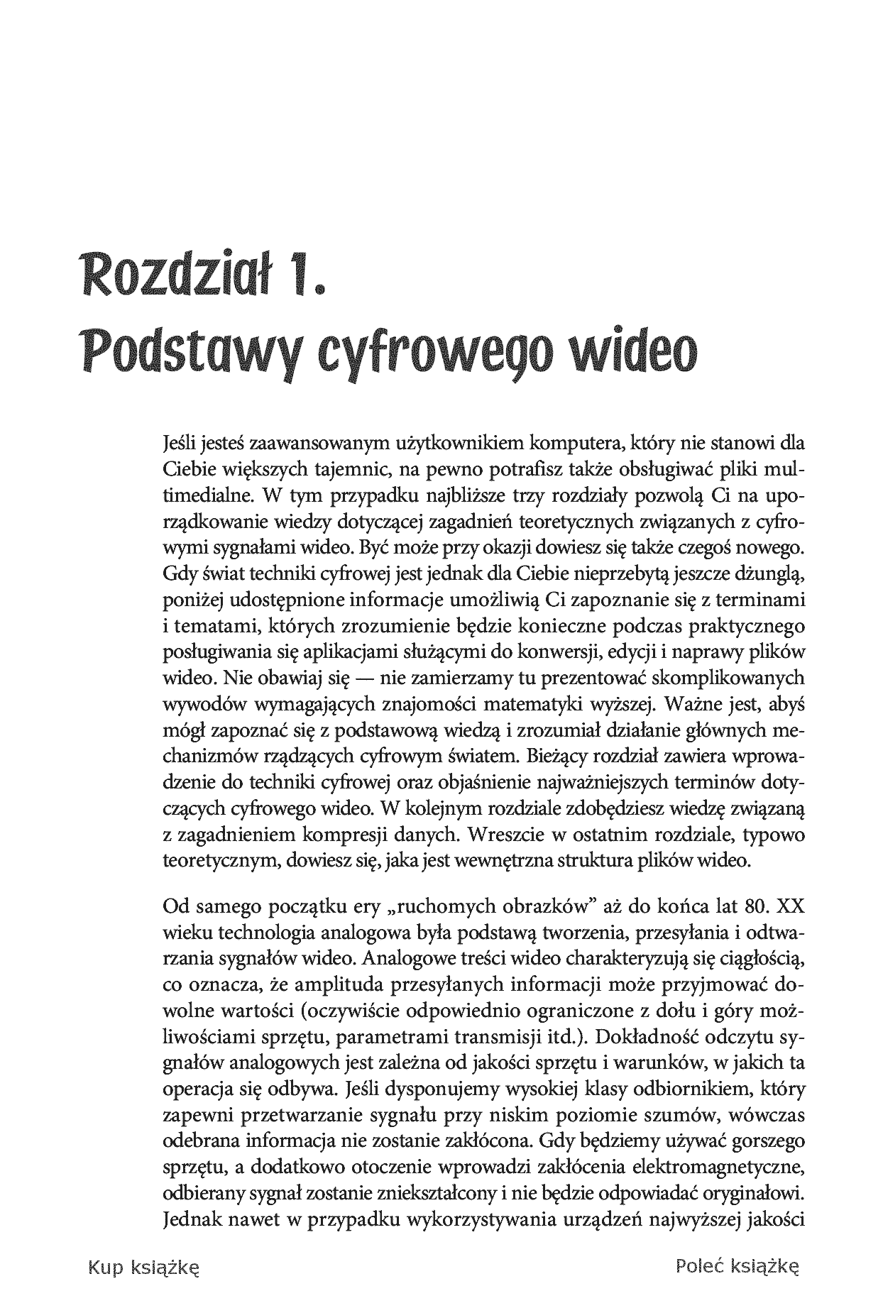 Fragment „Klatka po klatce. Poznaj tajniki edycji, konwersji i naprawy plików wideo” — strona 5 z 30