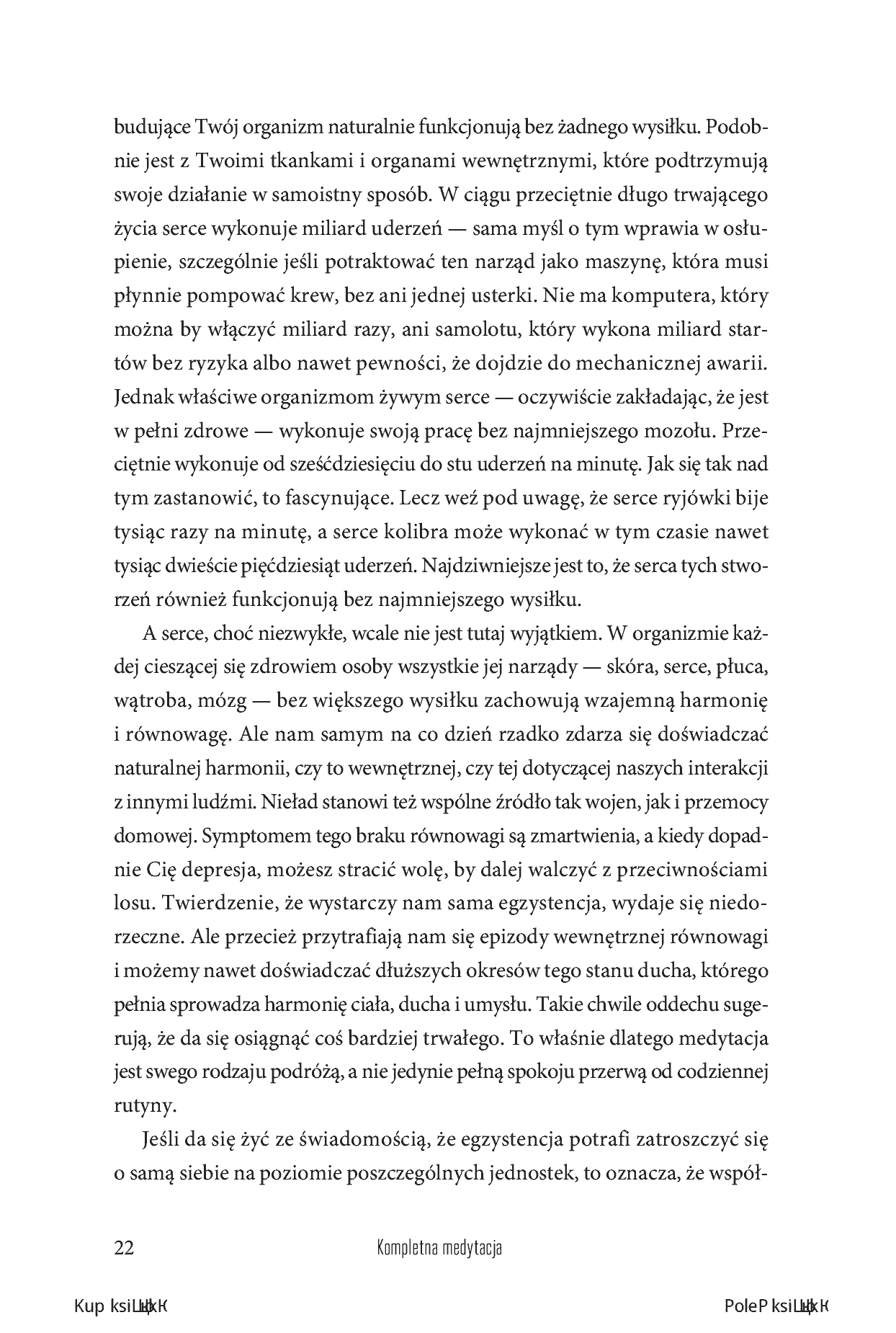 Fragment „Kompletna medytacja. Trening przebudzonego życia” — strona 6 z 30