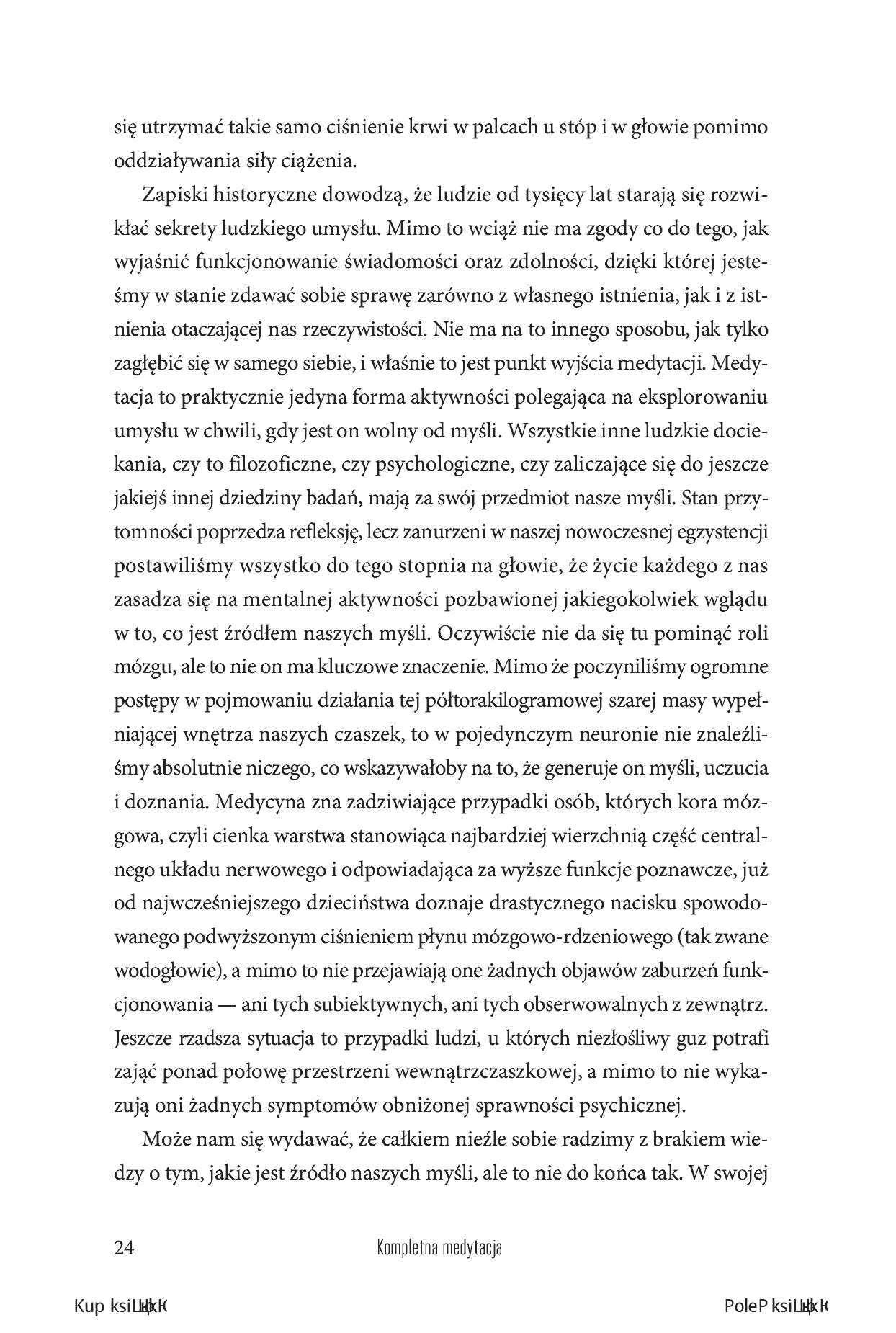 Fragment „Kompletna medytacja. Trening przebudzonego życia” — strona 8 z 30