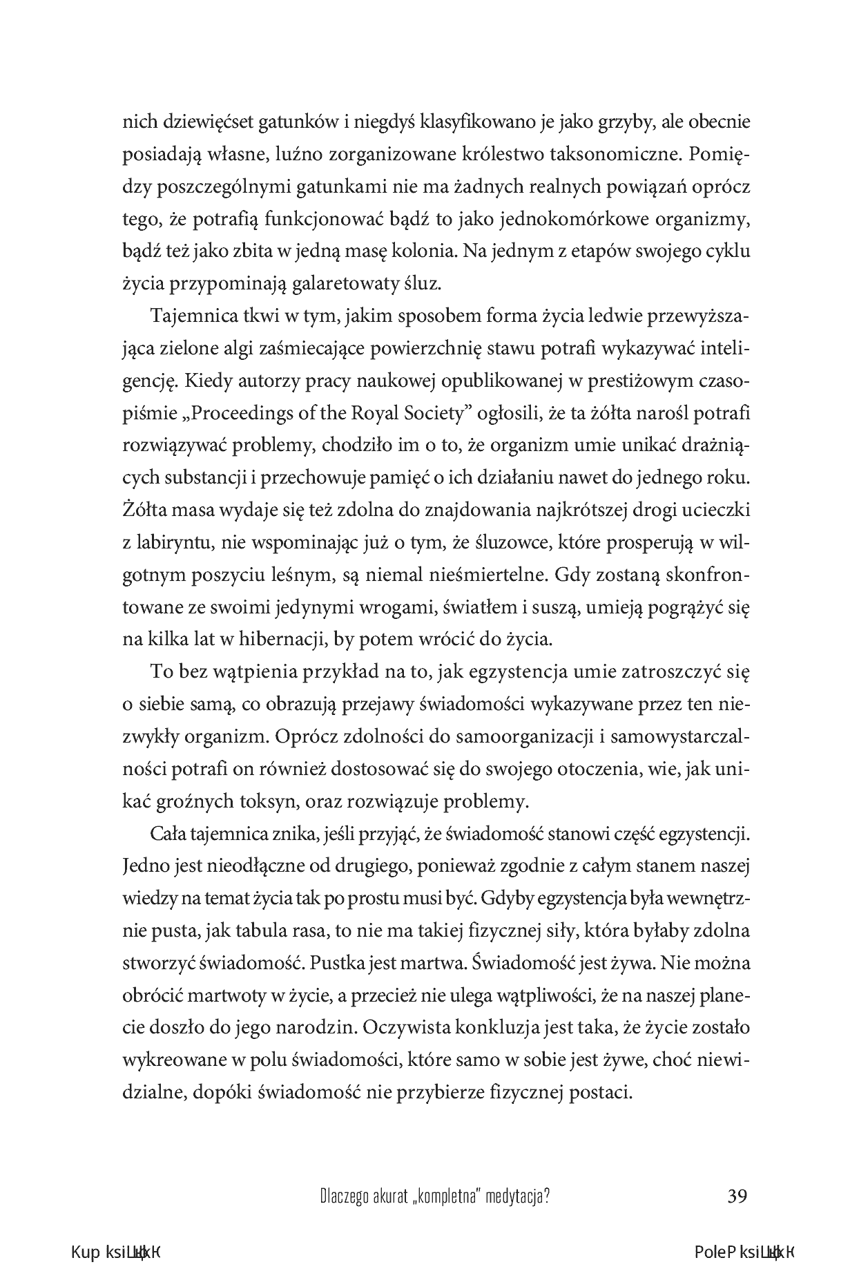 Fragment „Kompletna medytacja. Trening przebudzonego życia” — strona 23 z 30