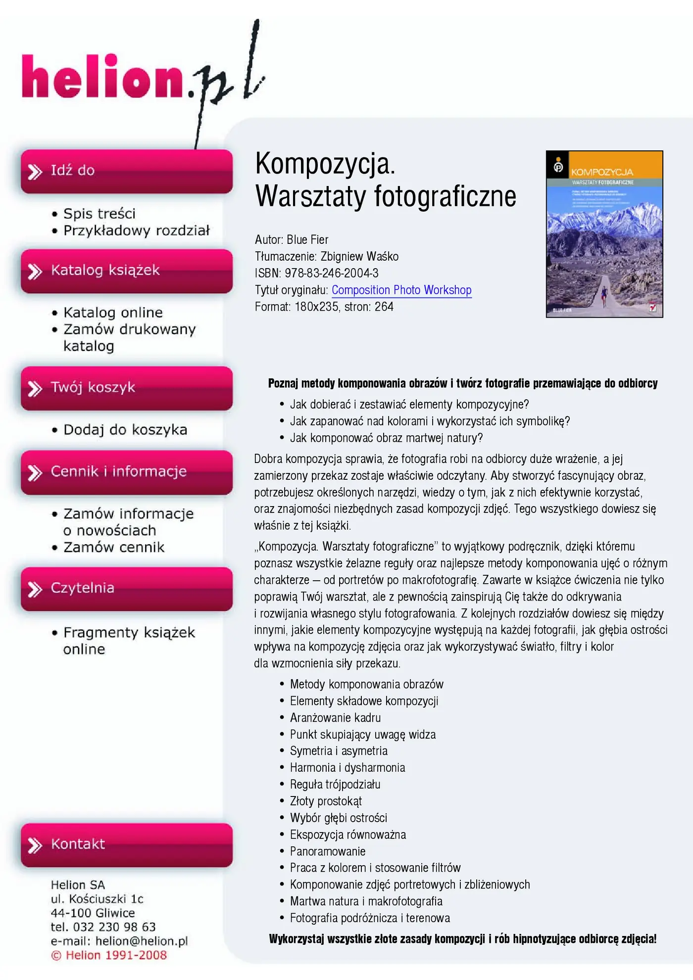 Fragment „Kompozycja. Warsztaty fotograficzne” — strona 1 z 30