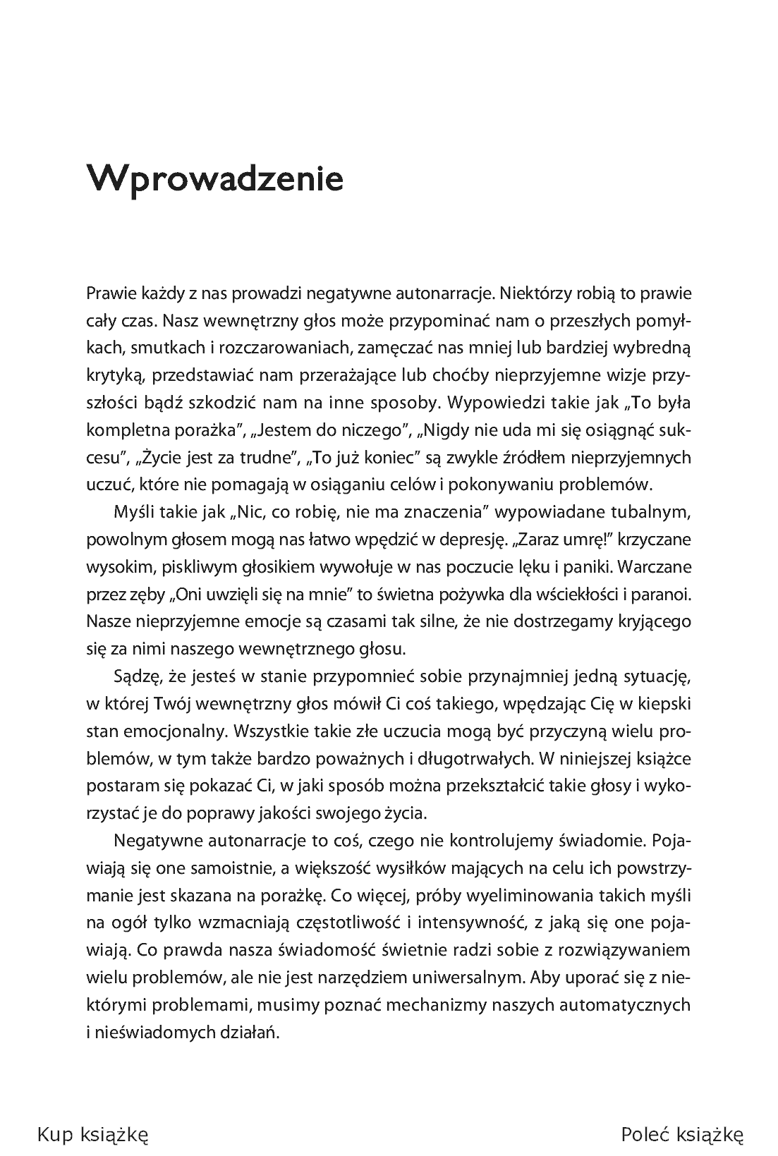 Fragment „Kontrolowanie wewnętrznego krytyka. Efektywne ćwiczenia praktyczne” — strona 5 z 18