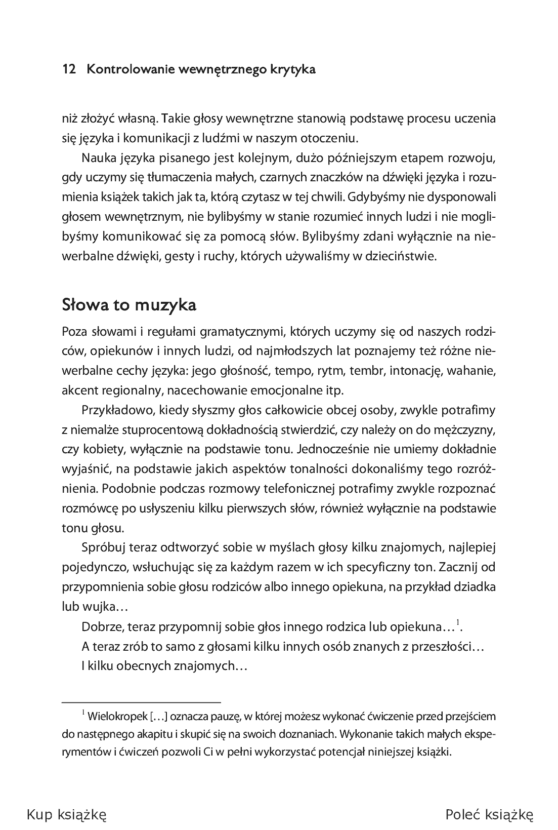 Fragment „Kontrolowanie wewnętrznego krytyka. Efektywne ćwiczenia praktyczne” — strona 8 z 18