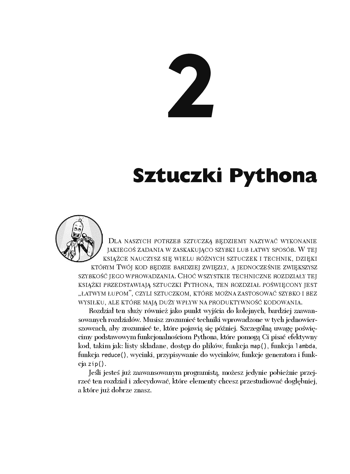 Fragment „Kod Pythona w jednym wierszu. Jak profesjonaliści piszą programy doskonałe” — strona 9 z 30