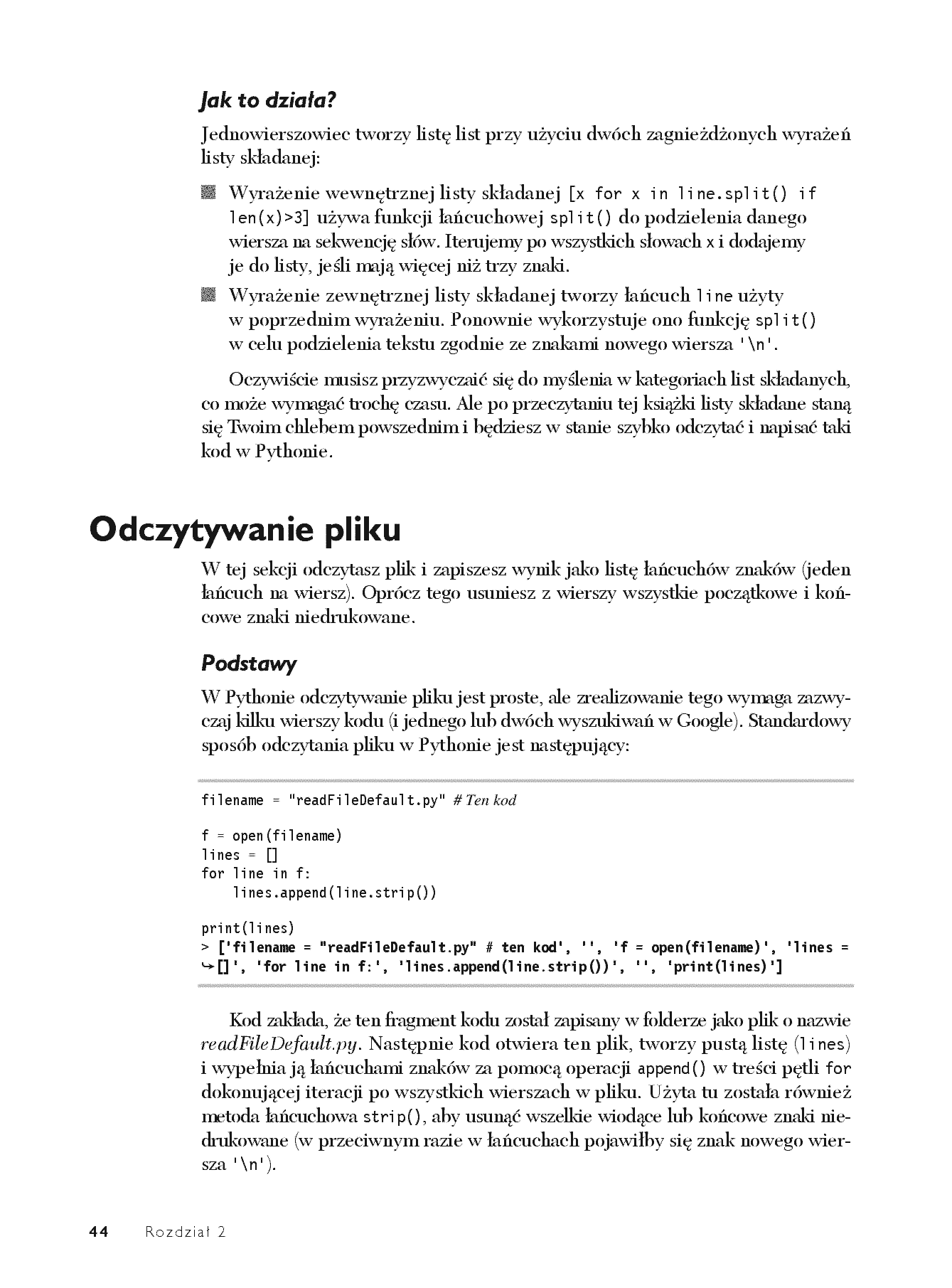 Fragment „Kod Pythona w jednym wierszu. Jak profesjonaliści piszą programy doskonałe” — strona 14 z 30