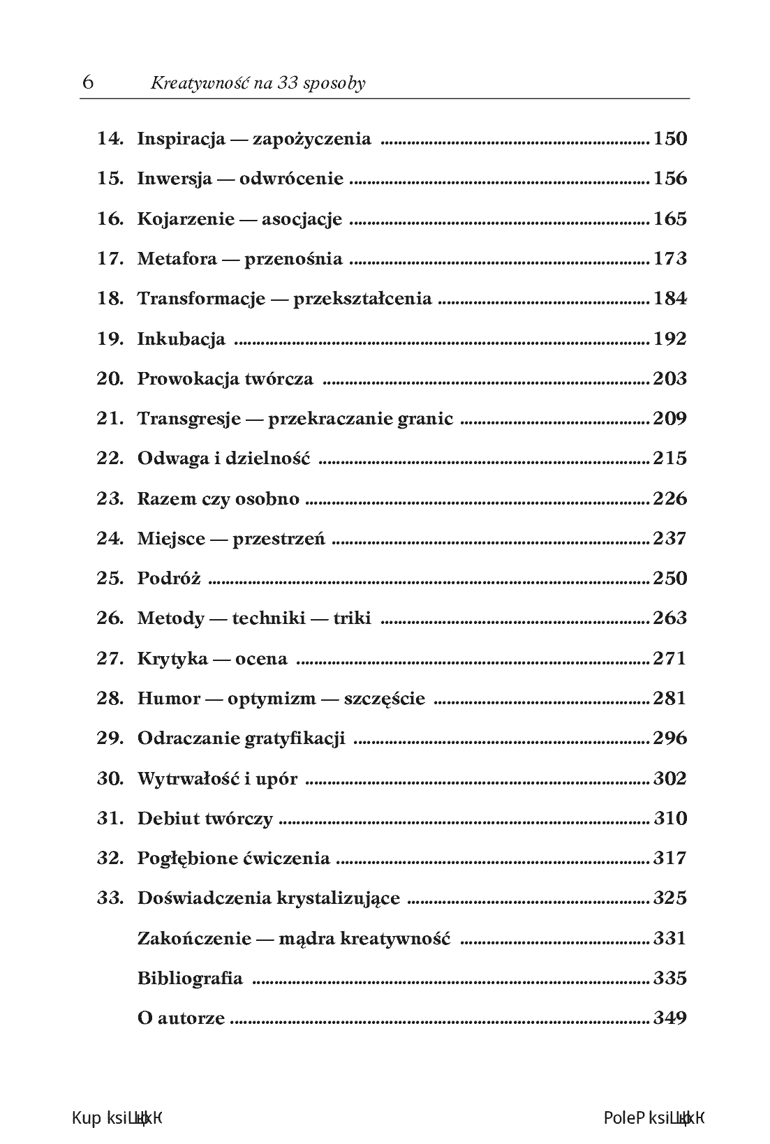 Fragment „Kreatywność na 33 sposoby. Odkryj swój twórczy potencjał” — strona 4 z 18