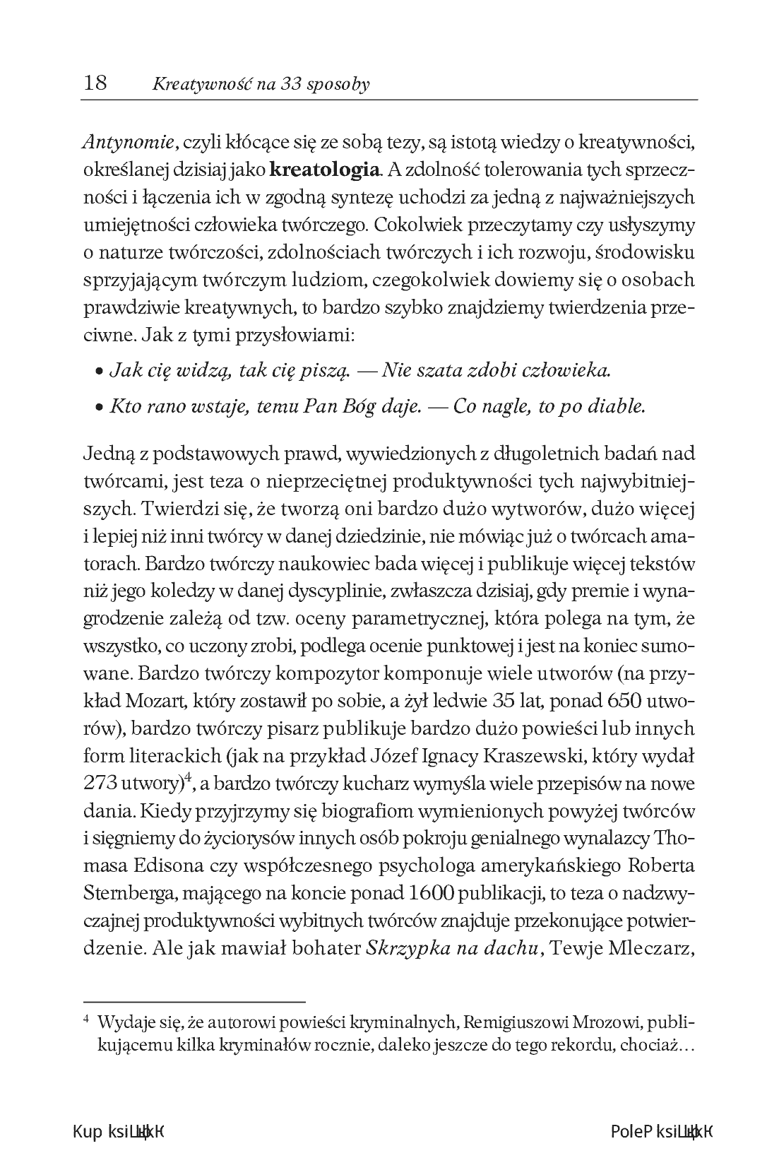 Fragment „Kreatywność na 33 sposoby. Odkryj swój twórczy potencjał” — strona 12 z 18